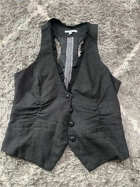 Charlotte Russe Black Textured Women's Vest
